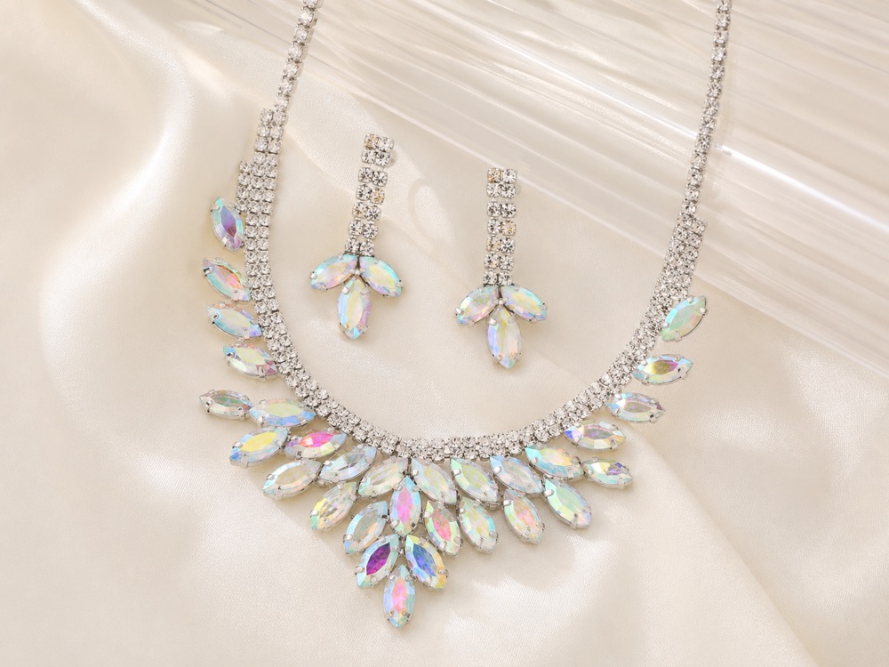 Celeste AB Crystal Statement Necklace & Earring Set