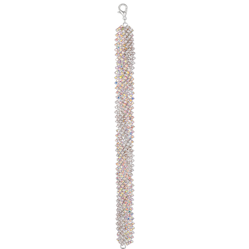 Dense AB Crystal Bracelet