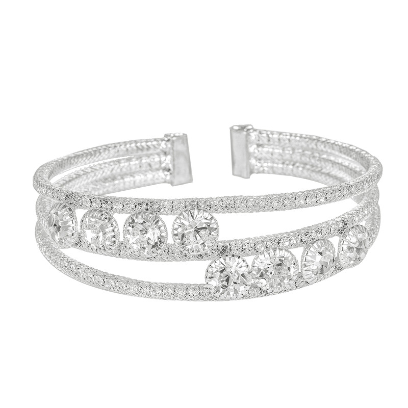 Double Line Crystal Bracelet