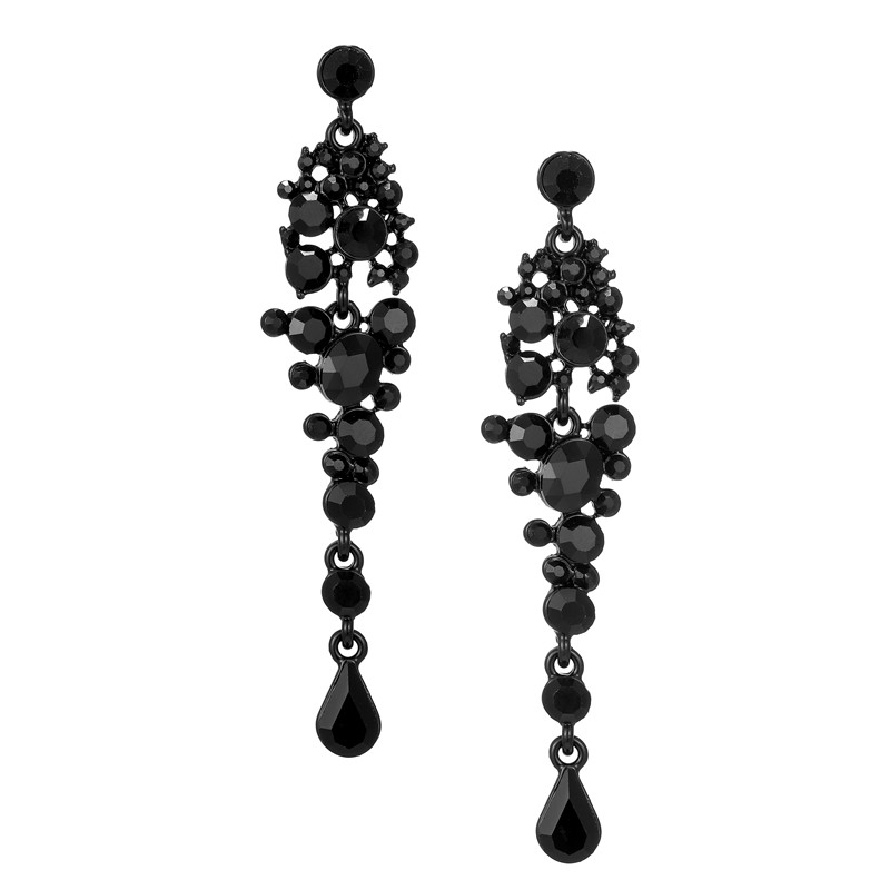 Formal Crystal Statement Earrings Style 02