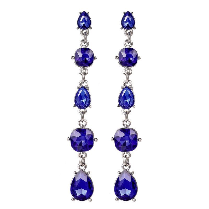 Formal Crystal Statement Earrings Style 03