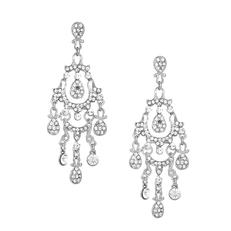 Formal Crystal Statement Earrings Style 05