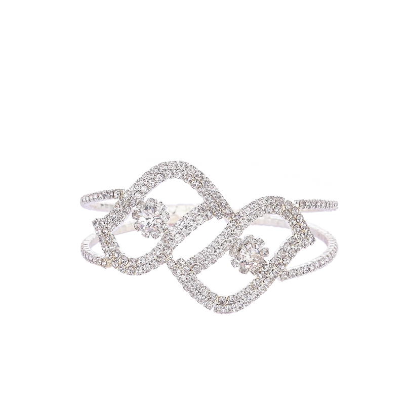 Geometric Crystal Bracelet