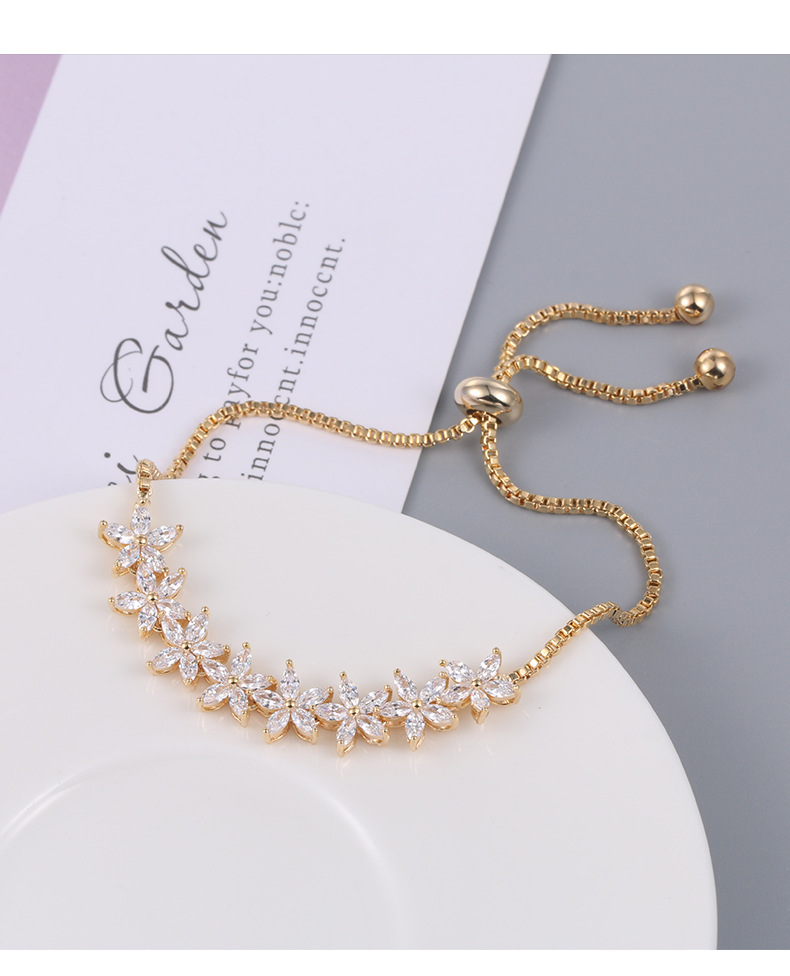 Gold Vine Leaf Bracelet