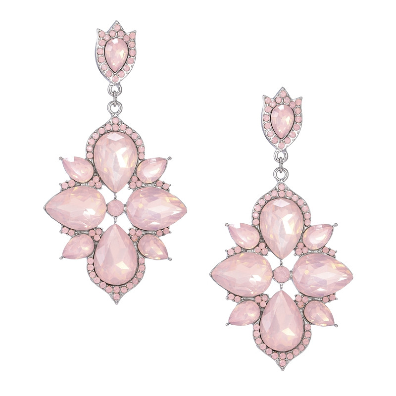 Homecoming Blush Pink Floral Earrings
