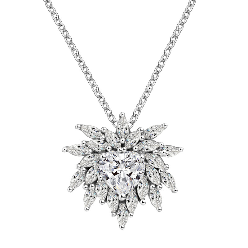 Layered Floral Statement Necklace Set