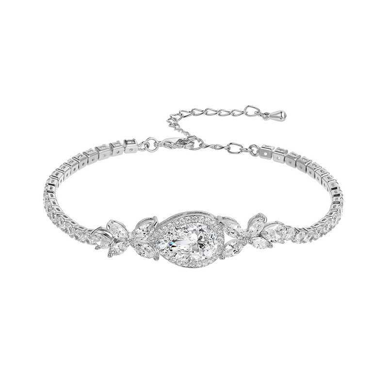 Marquise Center Crystal Bracelet