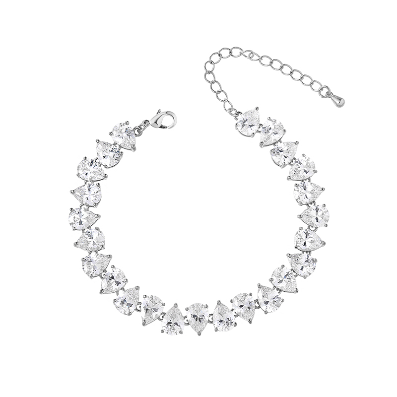 Pear Drop Crystal Bracelet