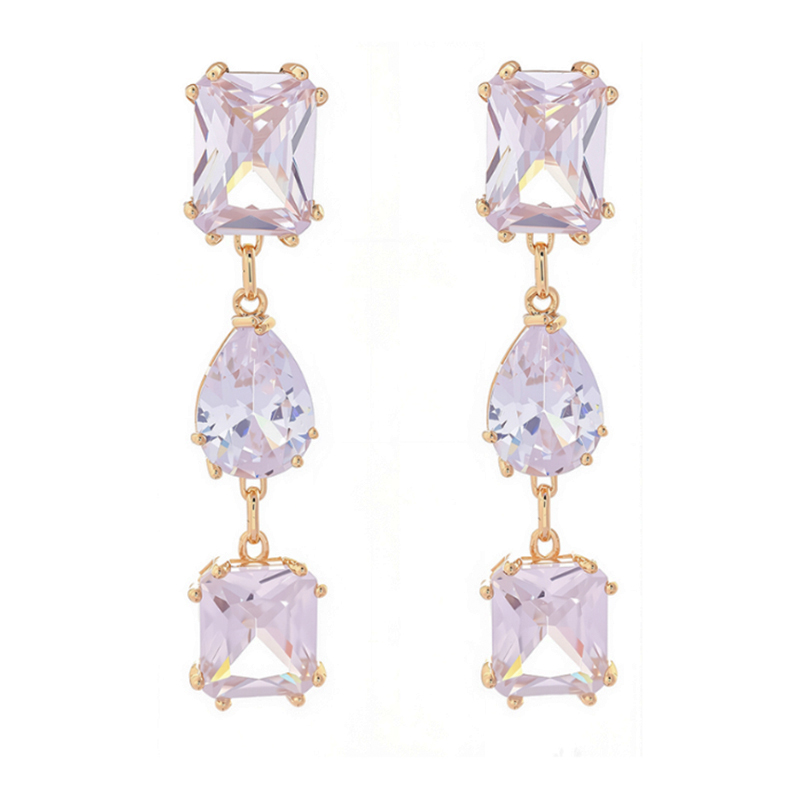 Prom Blush Pink Huggie Earrings