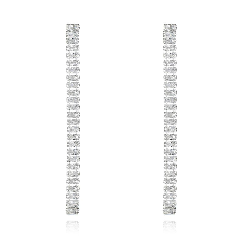 Prom Crystal Statement Earrings Style 03