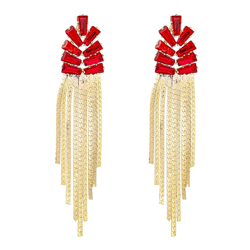 Prom Crystal Statement Earrings Style 12