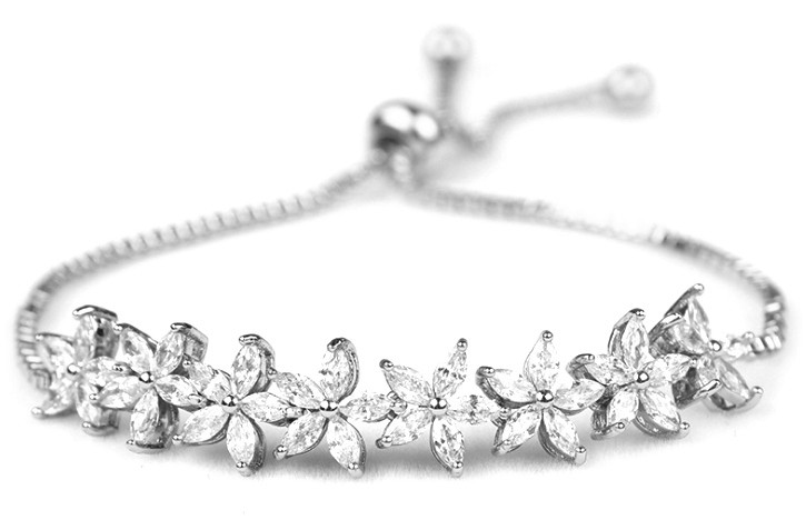 Silver Vine Leaf Bracelet