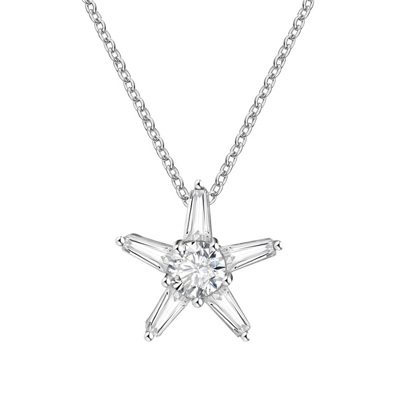 Starburst CZ Necklace Set