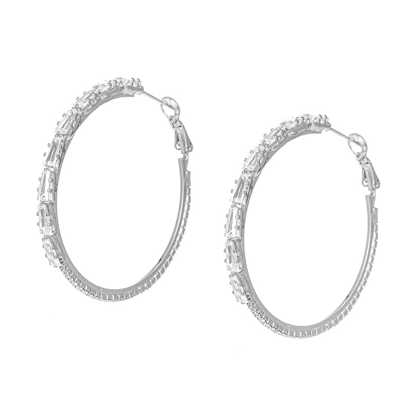 Wedding Guest Crystal Statement Earrings Style 04