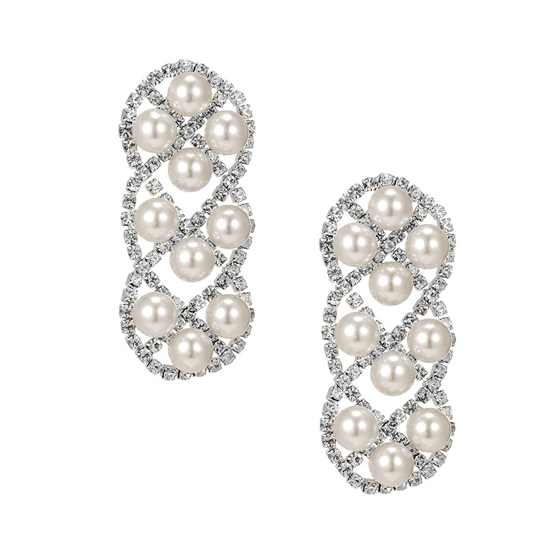 Wedding Guest Crystal Statement Earrings Style 05